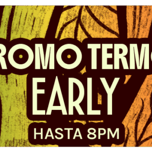 PROMO TERMO ALL YOU CAN DRINK (AGUA) Early