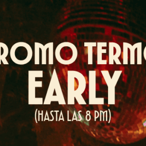 PROMO TERMO ALL YOU CAN DRINK (AGUA) Early